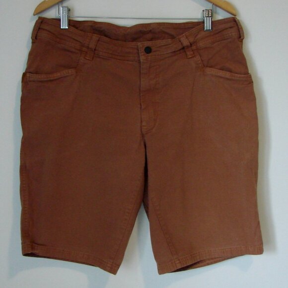 The North Face North Dome Shorts Mens Size 36 Long Inseam 11" Rust Orange - Picture 3 of 14